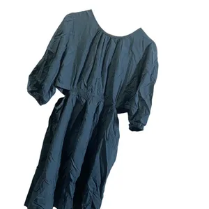 Isabel Maternity Tiered Blue Cutout Pullover Dress M‎ NEW thumbnail 3