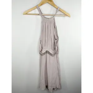 Miss Me Cream‎ Grey Undertone Sleeveless Mini Dress Women's Size Small S thumbnail 2