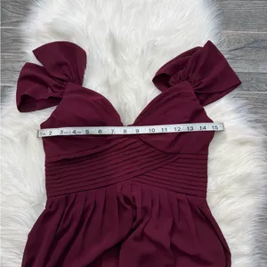 NWOT Lulus Make Me Move Burgundy Maxi Dress thumbnail 9