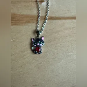 Black Cat Necklace 🌟 thumbnail 3