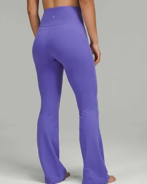 Lululemon Groove Super-High-Rise Flared Pant Nulu Charged Indigo thumbnail 2