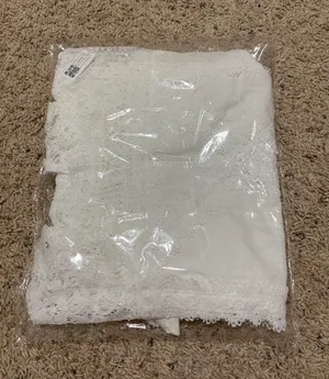 White Lace Shirt Size L thumbnail 2