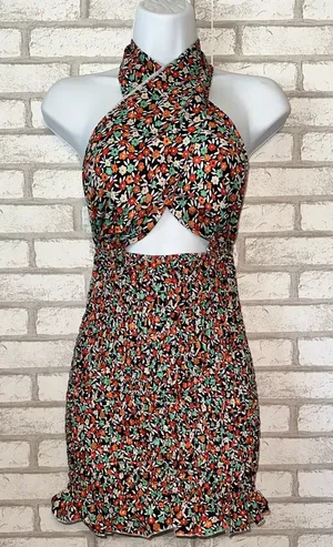 Cider Floral halter dress thumbnail 1