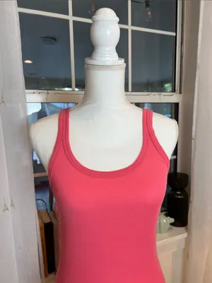Ralph Lauren Coral Pink Tank Top size medium. thumbnail 2