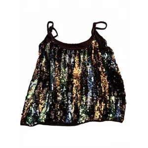 Anthro Sequin Striped Tank Top Camisole Size XS thumbnail 3