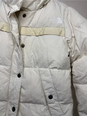 The North Face Women’s Cream Cropped Puffer Jacket‎ XS thumbnail 2