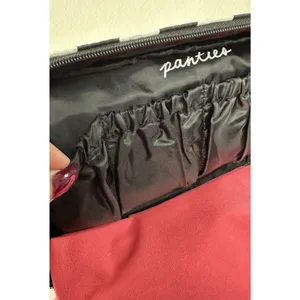 Victoria’s Secret Travel Case Pink Black Stripe Sexy Little Things NWT Gift thumbnail 13