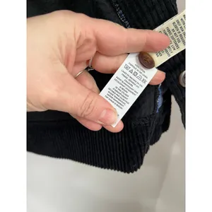 L.L.Bean‎ Comfort Corduroy Relaxed Shirt Black Button Down Sz S thumbnail 7