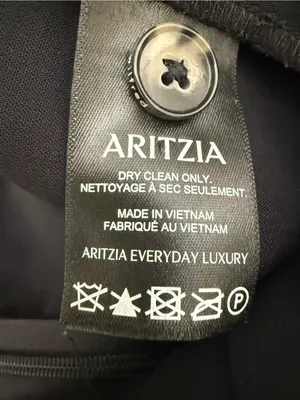 ARITZIA Wilfred Upscale Jumpsuit Black Crepette Size 8 thumbnail 7