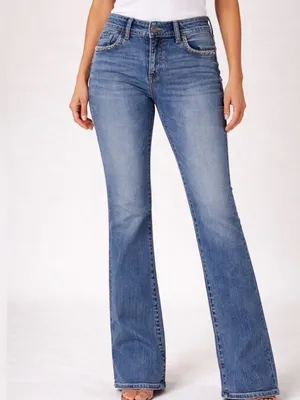 Daytrip Virgo Bootcut Jeans Women’s Size 33L(Medium Wash)(A278)✨ thumbnail 3