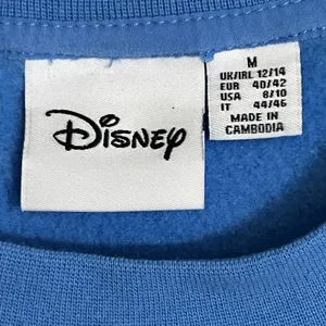 Disney Lilo & Stitch Dancing Stitch‎ Crew Neck Sweatshirt Size Medium Blue thumbnail 5