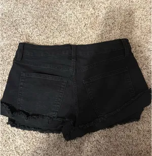 No Boundaries black jean shorts thumbnail 2