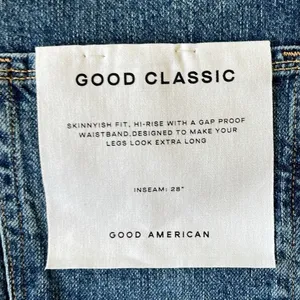 NWT Good American Good classic Skinnyish fit hi rise Women’s Jeans size 10/30 thumbnail 11