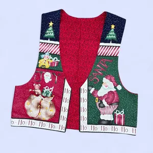 Vintage 90’s Christmas Santa Holiday Present Vest thumbnail 2