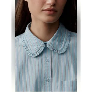 Anthropologie Maeve Necktie Oxford Buttondown Shirt thumbnail 2