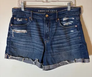 American Eagle Perfect‎ Short Size 8 Dark Wash thumbnail 1