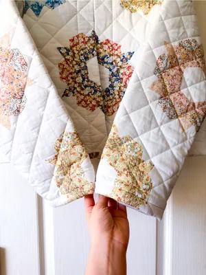 Sezane x Sea Emerson‎ Quilted Jacket Quin Patchwork 42 EUC thumbnail 3
