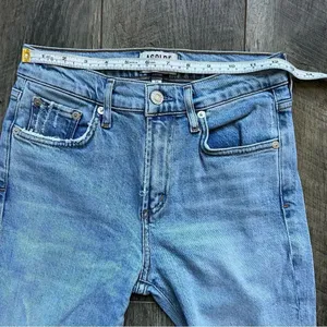 Agolde Vintage Wash Toni Jeans 24 High Rise Light Blue Designer Denim thumbnail 7