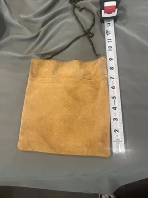 Suede Crossbody Bag in Tan Free People thumbnail 3