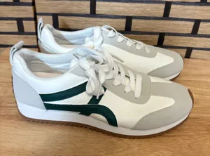 Top Moda White And Green Sneakers Size‎ 10 thumbnail 1