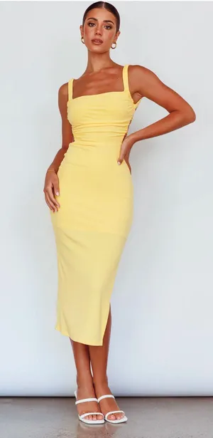 Selfie Leslie Dream Crush Lace Up Lemon Small NWT thumbnail 1