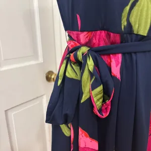 Shelby & Palmer Flare Floral Dress S Garden Party Career Belted‎ Church Travel thumbnail 4