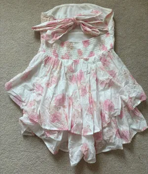 Altar'd State Romper Mini Dress Strapless Sorority Rush thumbnail 2