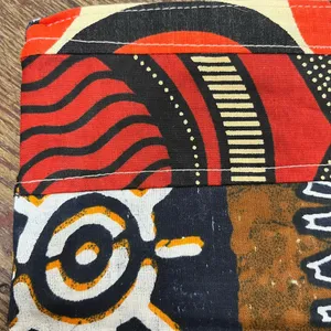 NWT Timbali Crafts Hand Crafted Swaziland Africa Tribal Print Zippered Pouch thumbnail 5