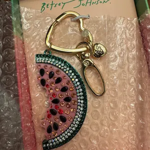 Betsey Johnson Watermelon Bag Charm / Keychain NIB thumbnail 5