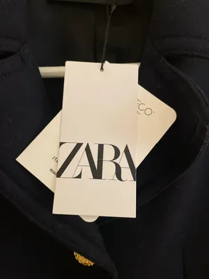Navy Wool Coat thumbnail 5