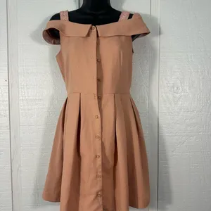 Source Unknown Olivedes Spaghetti Strap off the Shoulder Dress No Size EUC thumbnail 2