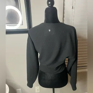As Revival‎ Black cropped sweatshirt XS thumbnail 4