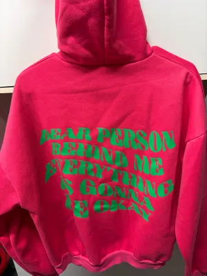Edikted Hoodie Pink Oversized thumbnail 4