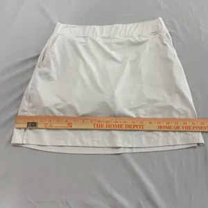 Kyodan Golf Women White Active Skort Size M Built-in Shorts Pockets Athletic thumbnail 6