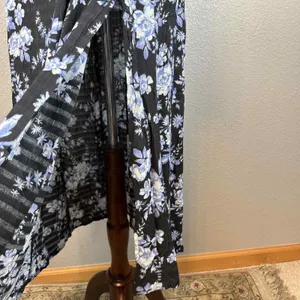 Free People Long Sleeve Jaymes Square Neck Maxi Midi Dress Size M‎ Floral NWT thumbnail 4