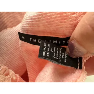 The Limited Cami Top Women S Pink Floral Lace Ribbed Knit Y2K Coquette Fairycore thumbnail 7
