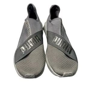 Puma Womens Black Slip-On Sneakers Size 8 Athletic Casual Shoes No Box thumbnail 2