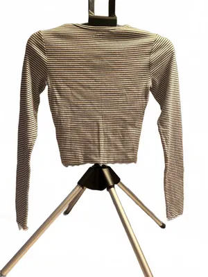 Hollister Butterfly Charm Striped Long Sleeve Top XS thumbnail 2