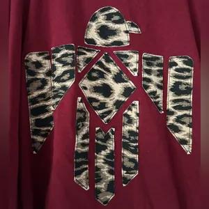 Ariat Ladies Jungle Queen Red Long Sleeve Top Size Size Large Soft Comfort thumbnail 5
