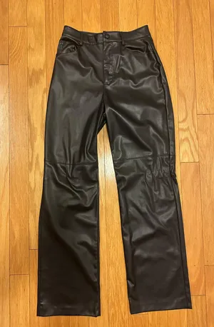 ZARA Leather Pants thumbnail 1