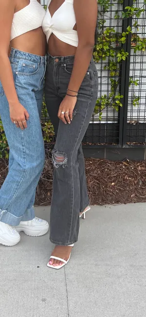 BDG Urban Outfitters Ripped High-Rise Flare Jeans thumbnail 2