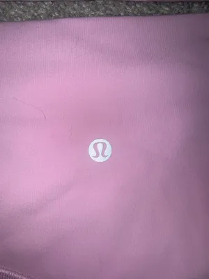 Lululemon Pink Set bend this V and racer bra and 6” align shorts thumbnail 6