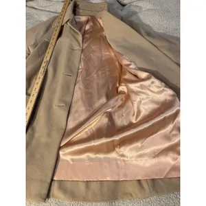 Vintage Item House Tacoma Washington Beige Wool Car Coat ILGWU Union Tag 60s 70s thumbnail 4