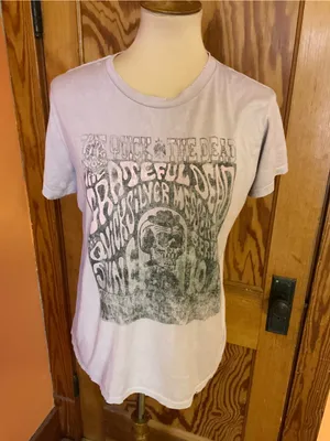 Family Dog Life Clothing Compilation Grateful Dead Skeleton Graphic T-Shirt thumbnail 5