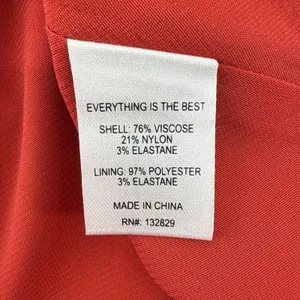 LPA Red Giovanna Mini Dress Square Neck Fit & Flare Revolve Size Small Pockets‎ thumbnail 9