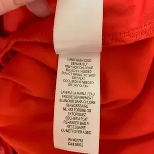 Laundry by‎ Shelli Segal Dress Womens 2 Coral Red Lace Bell Sleeve Mini Cocktail thumbnail 8