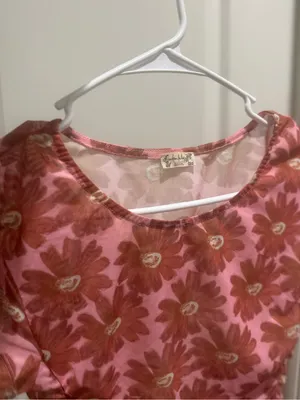 Free People "Keep It Simple" mesh baby tee thumbnail 4
