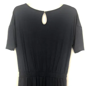 Women's Short Sleeve Blue Jumpsuit Size Medium thumbnail 12