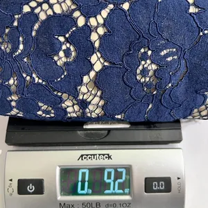Vince Camuto Navy Blue Floral Lace V Neck Fit & Flare Cocktail Dress Size 4 thumbnail 15