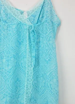 Victoria's Secret Paisley Lace Print Lingerie Nighty thumbnail 2